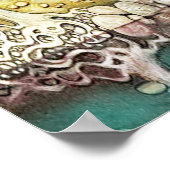 湖に根を持つ木 ポスター (角)