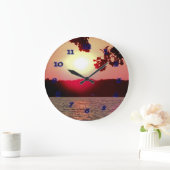 湖に沈む ラージ壁時計 (ホーム)