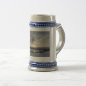 湖に沈凍っていむ ビールジョッキ (正面右)