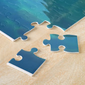 湖に浮かぶ帆船澄ん。 ジグソーパズル (側面)