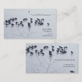 湖に浮かぶ海鳥 名刺 (正面/裏面)