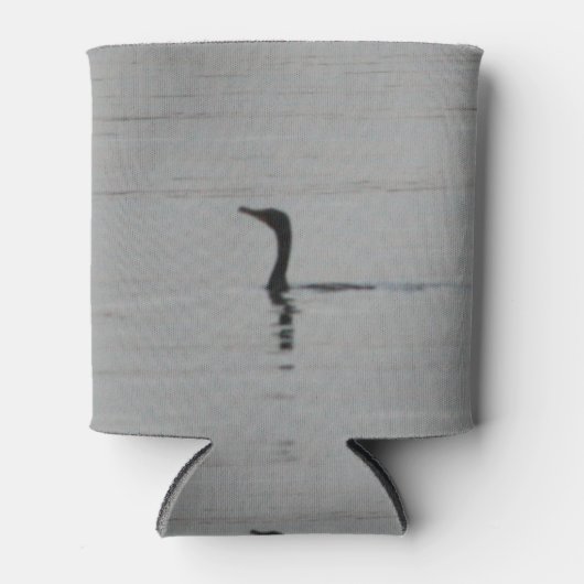 湖に浮かぶ 缶クーラー (正面)