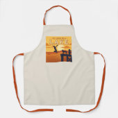 湖に飛び込む エプロン (正面)