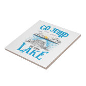 湖に飛び込む タイル (側面)