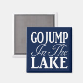 湖に飛び込む マグネット (正面/裏面)