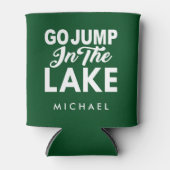 湖に飛び込む 缶クーラー (正面)