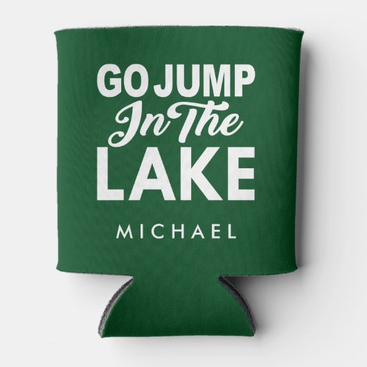 湖に飛び込む 缶クーラー (正面)