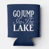 湖に飛び込む 缶クーラー (裏面)