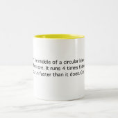 湖のあたりのトラ「 ツートーンマグカップ (中央)