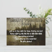 湖のある素朴な森の招待状 招待状 (スタンド正面)