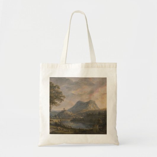 湖のある風景 – Paul Sandby - c1808 トートバッグ (正面)