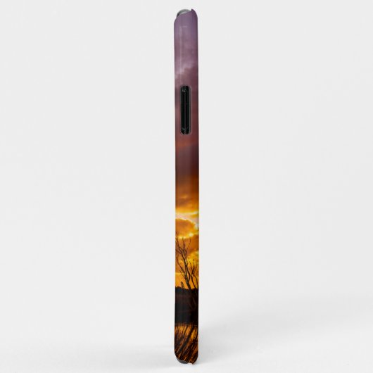 湖のそばの夕日 Case-Mate iPhoneケース (裏面/右)