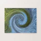 湖のそばの森….. ジグソーパズル (横)