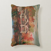 湖のそばの秋 アクセントクッション (正面(垂直))