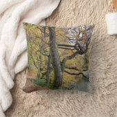 湖のそばの秋 クッション (ブランケット)