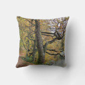 湖のそばの秋 クッション (裏面)
