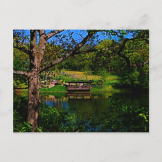 湖のはがきに映る ポストカード