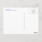 湖のはがきの女性 ポストカード (裏面)