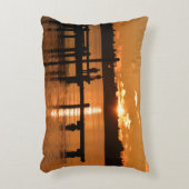 湖のアクセント枕に日没 アクセントクッション (正面(垂直))