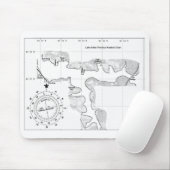 湖のアーサーのマウスパッドの図表 マウスパッド (マウス)