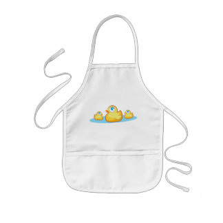 湖のエプロンのパーティーのゴム製アヒルちゃん 子供用エプロン