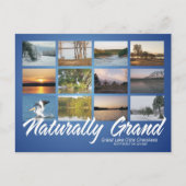 湖のオクラホマの壮大な自然の16rev郵便はがき ポストカード (正面)