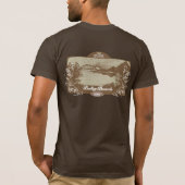 湖のオースティンのティー Tシャツ (裏面)