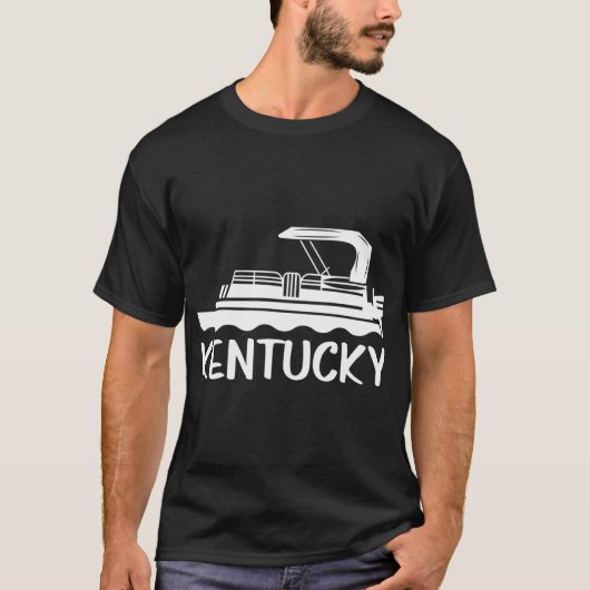 湖のカップル Tシャツ (正面)