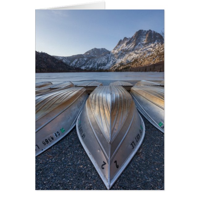 湖のカヌー (正面)