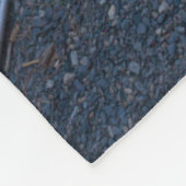 湖のカヌー フリースブランケット (角)