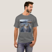 湖のカヌー Tシャツ (正面フル)