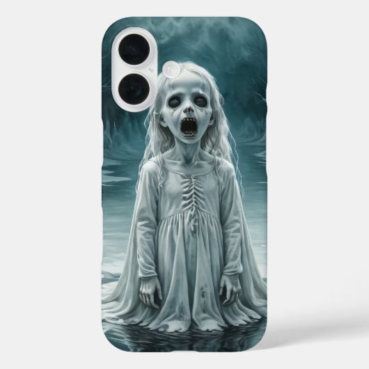 湖のカバーから呪われた氷凍っていの女の子 Case-Mate iPhoneケース (裏面)