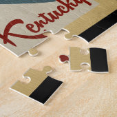 湖のカンバーランドの魚のヴィンテージ旅行 ジグソーパズル (側面)