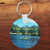 湖のキーチェーンで起こること キーホルダー (正面)
