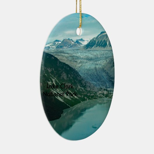 湖のクラーク国立公園のオーナメント セラミックオーナメント (右)
