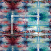 湖のグノーモンと女性 ファブリック (タイル)