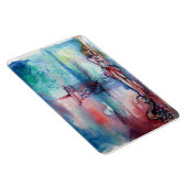 湖のグノーモンと女性 マグネット (右側)