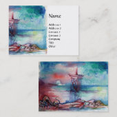 湖のグノーモンと女性 名刺 (正面/裏面)