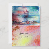 湖のグノーモンと女性 招待状 (正面)