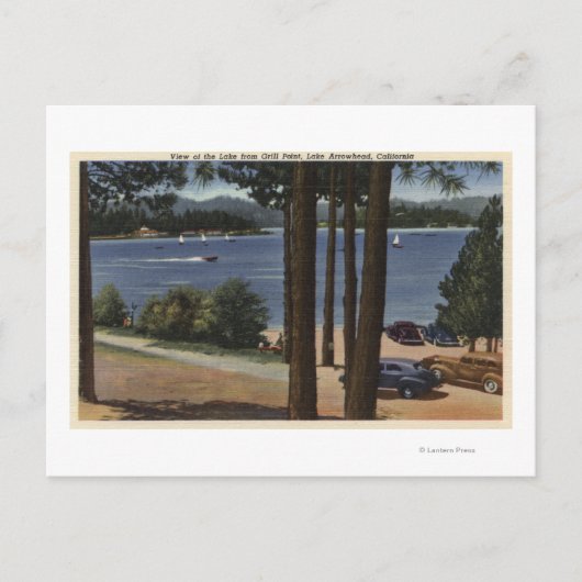 湖のグリルポイントビュー ポストカード (正面)