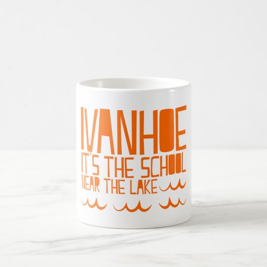 湖のコーヒー・マグによるIvanhoeの学校 コーヒーマグカップ (中央)
