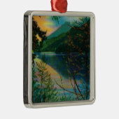 湖のサザランドの新しい港アンヘレス、WA メタルオーナメント (右)