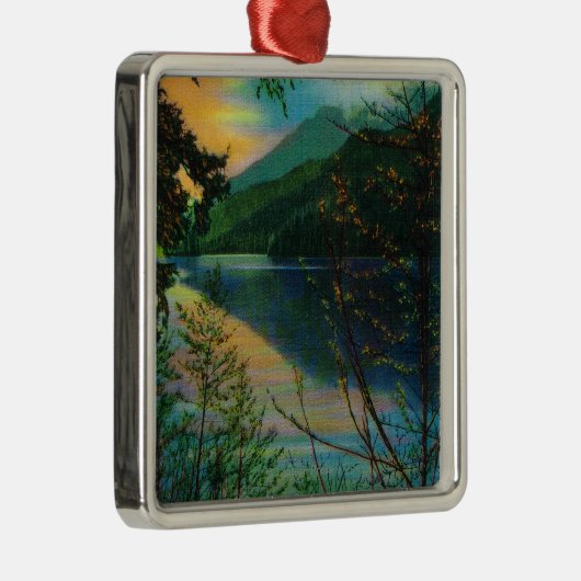 湖のサザランドの新しい港アンヘレス、WA メタルオーナメント (右)