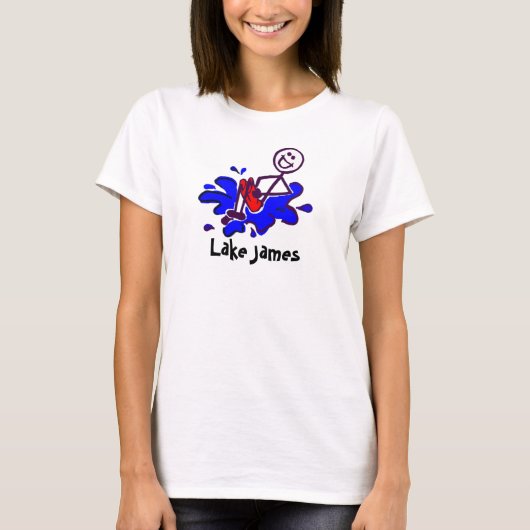 湖のジェームスの砲弾の女性タンク Tシャツ (正面)