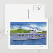 湖のスチコンデロガ ポストカード (正面/裏面)