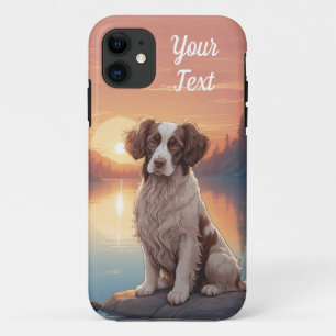 湖のスプリンガー・スパニエル iPhone 11 ケース