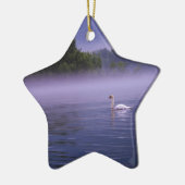 湖のスワン セラミックオーナメント (左)