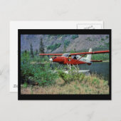 湖のタービンビーバーN754 Floatplane ポストカード (正面/裏面)