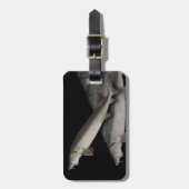 湖のチョウザメの荷物のラベル ラゲッジタグ (正面縦)