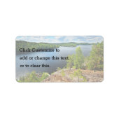 湖のテーマ ラベル (正面)